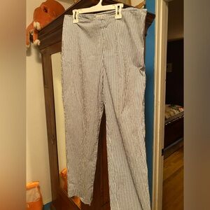 Brooks Brothers women’s striped seersucker pants, size 12
